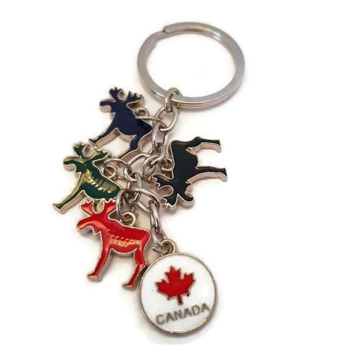 Novelty Souvenir Keychain Canada I love Canada