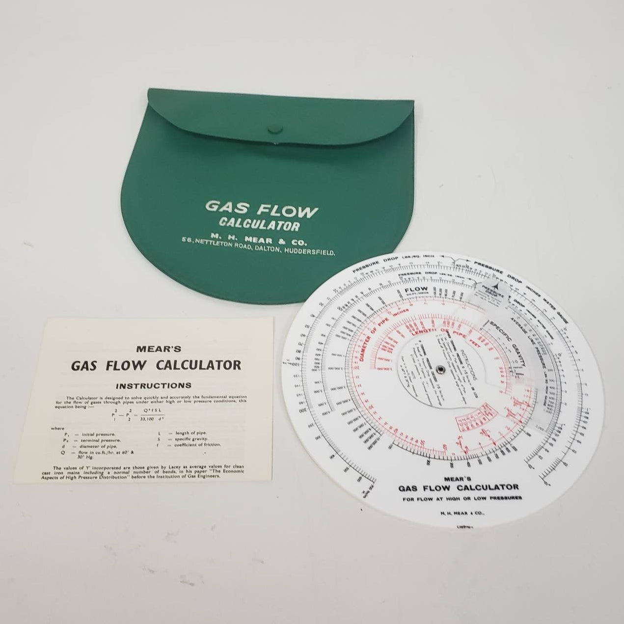 antique flow calculator gauges vintage tools scientific