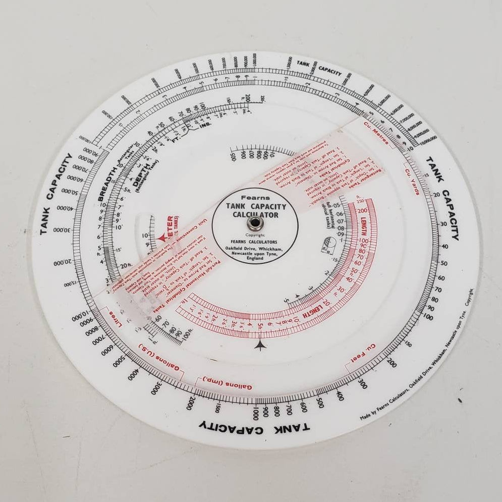 antique flow calculator gauges vintage tools scientific