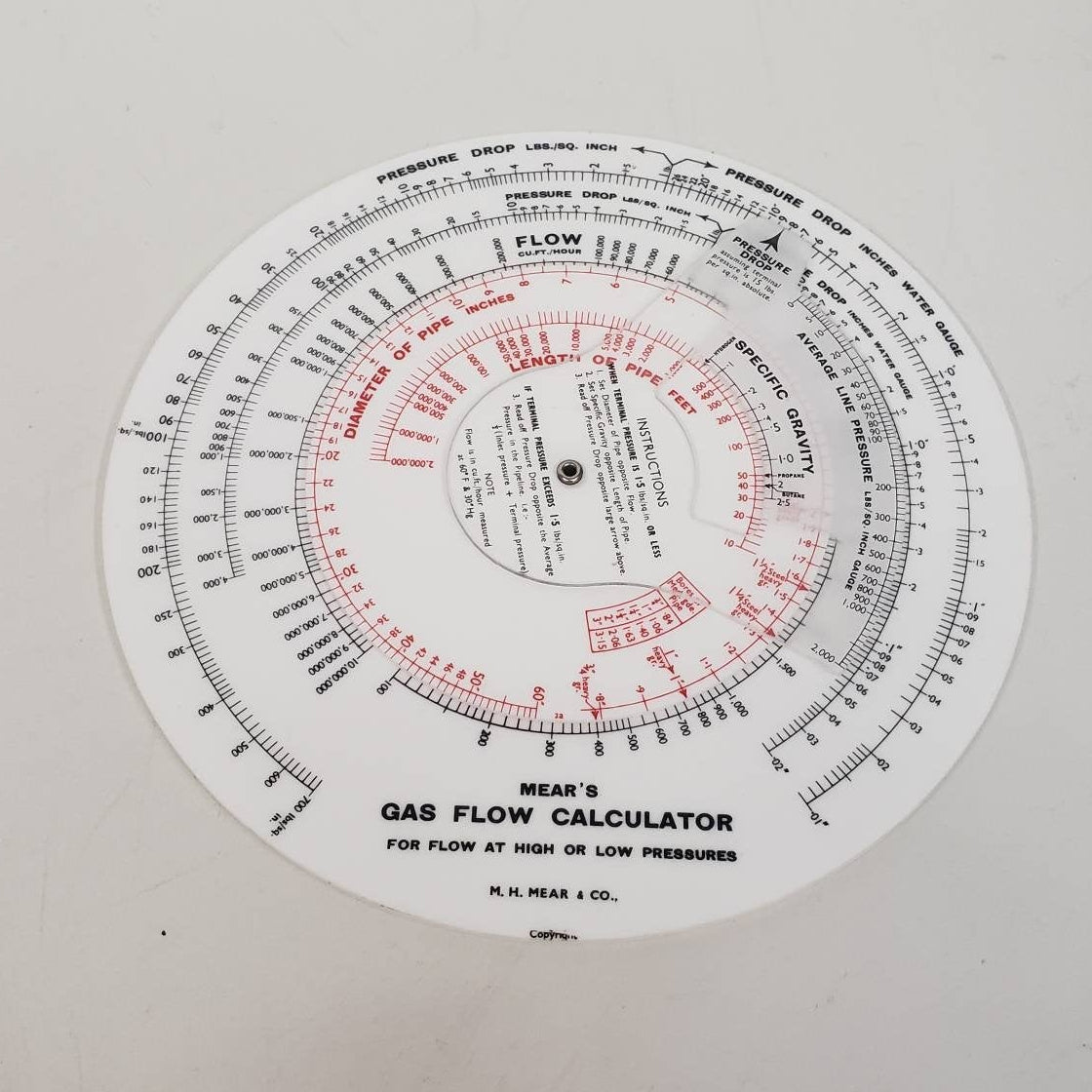 antique flow calculator gauges vintage tools scientific