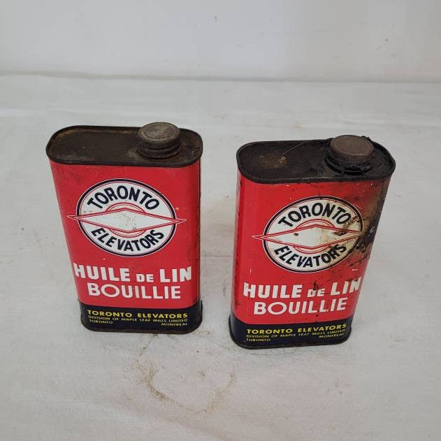 antique linseed cans elevator oil cans