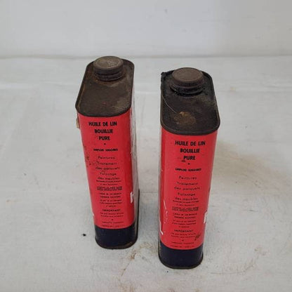 antique linseed cans elevator oil cans