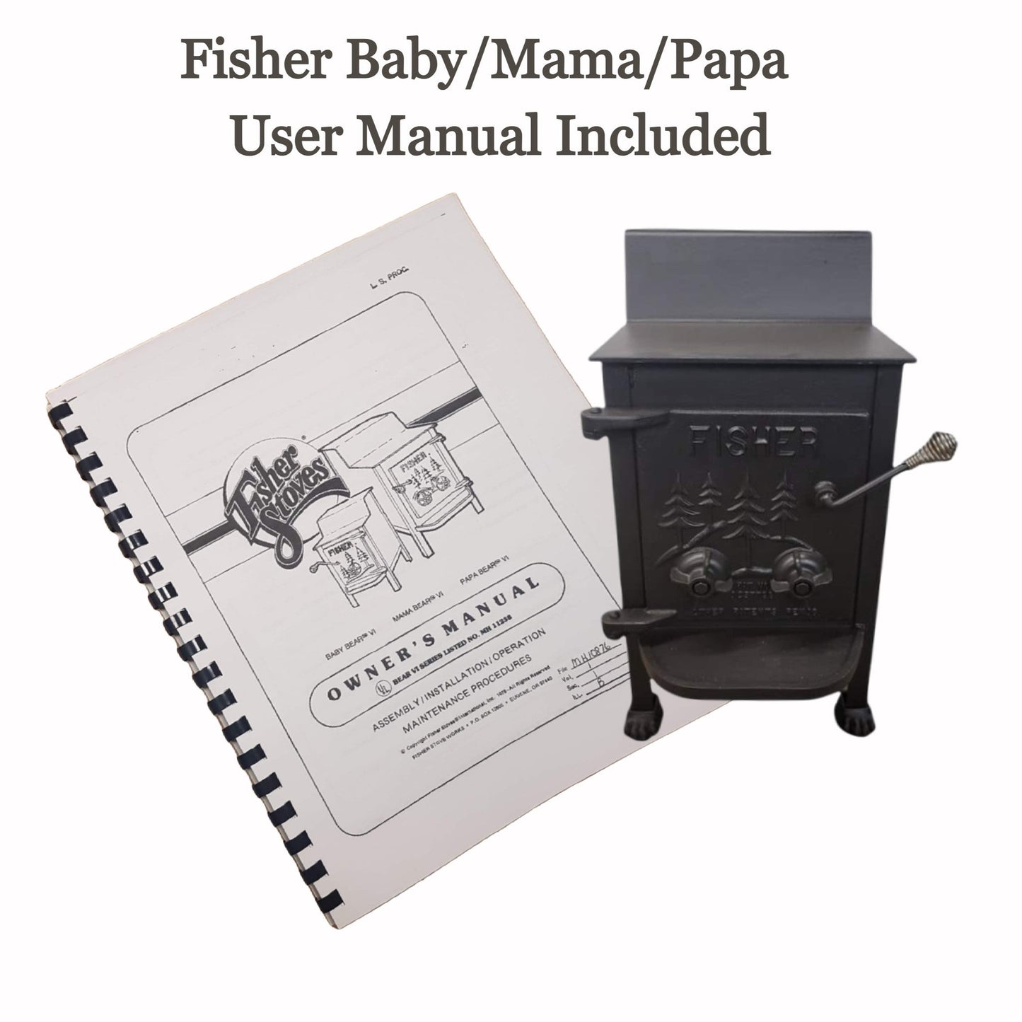 baby bear fisher wood stove