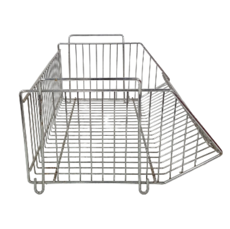 Stacking Wire Bin Industrial Metal Grocery Basket