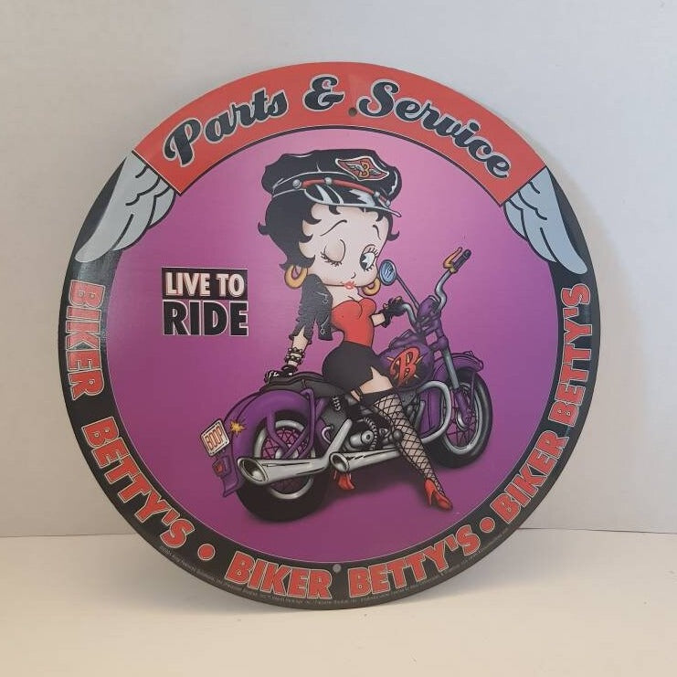 betty boop garage sign