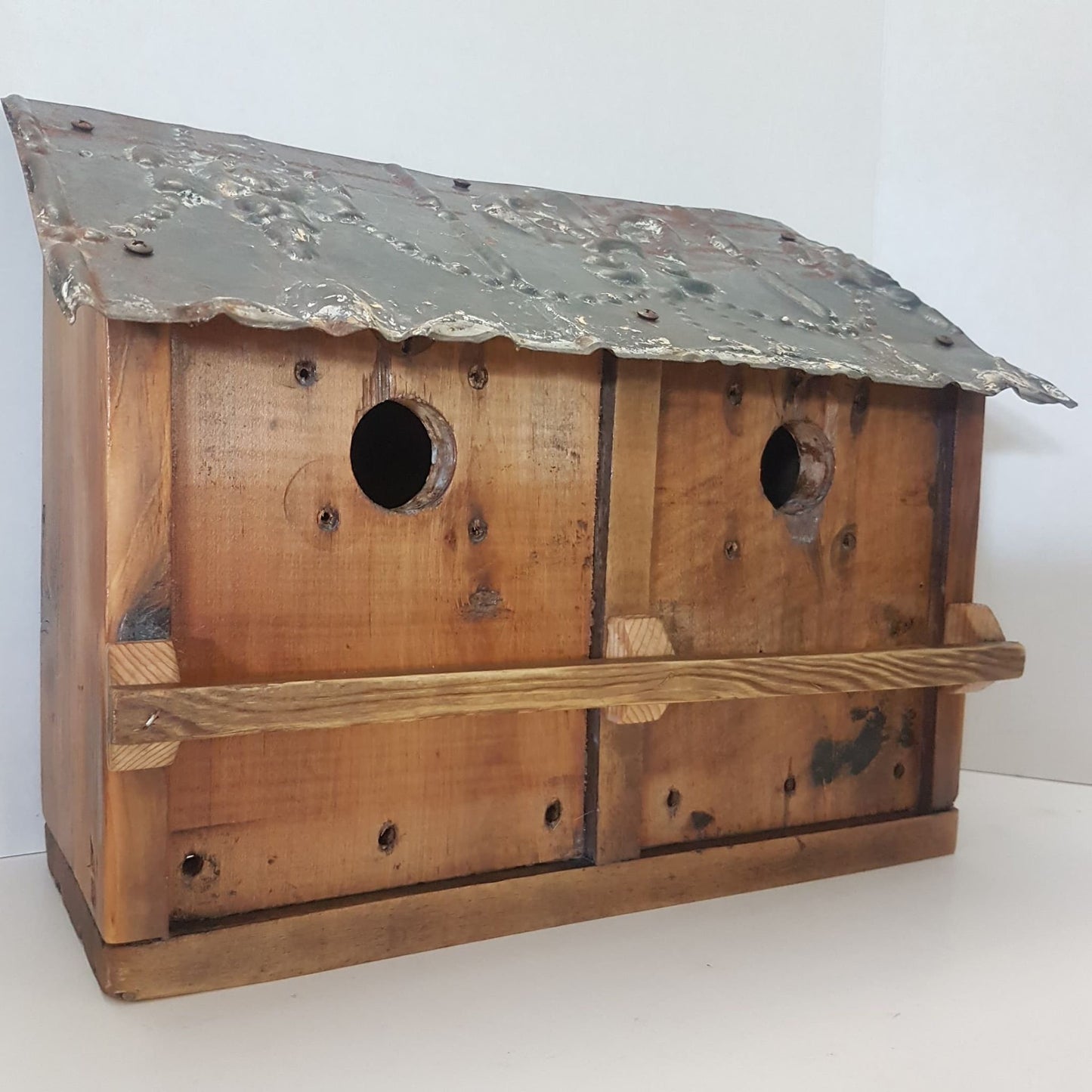 bird house pump organ hand built fleur de lys tin roof