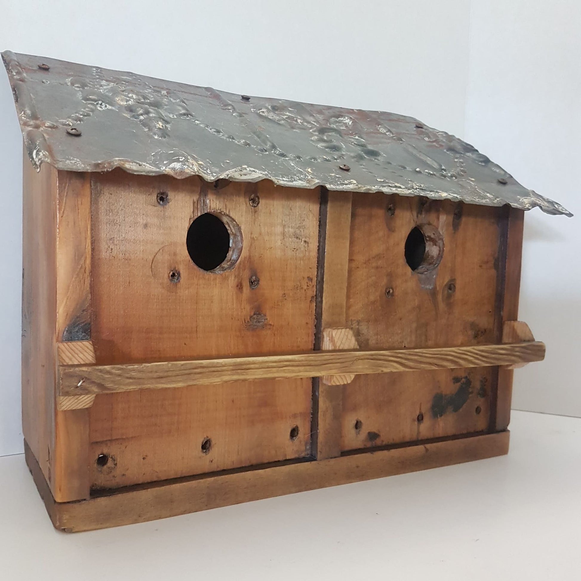 bird house pump organ hand built fleur de lys tin roof