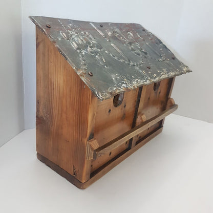 bird house pump organ hand built fleur de lys tin roof