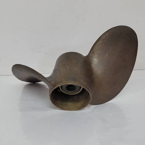 brass boat propeller double fin 