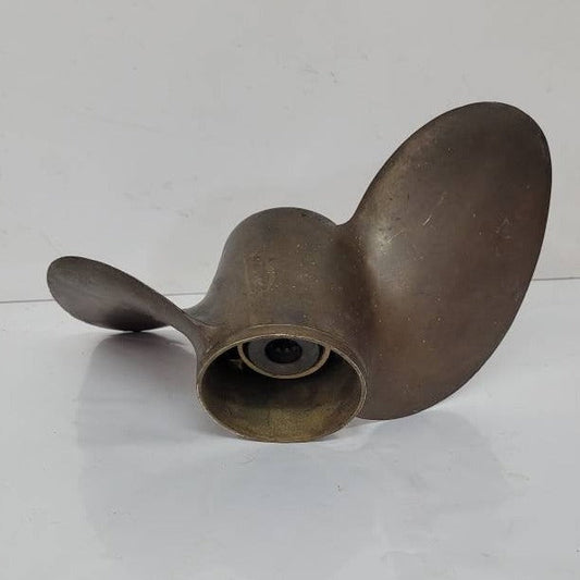 brass boat propeller double fin 