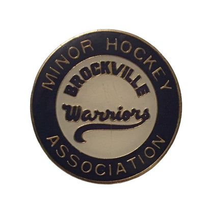 Minor Hockey Association Brockville Warriors Lapel Pin