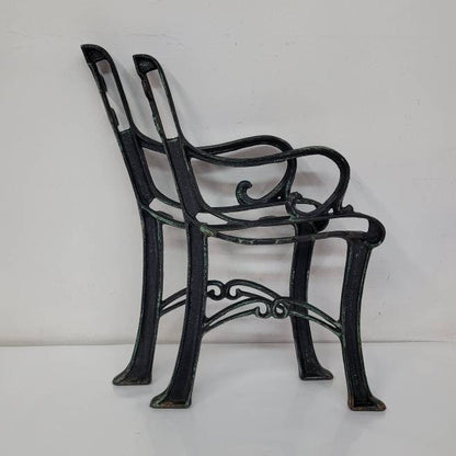 cast iron park bench legs set of two