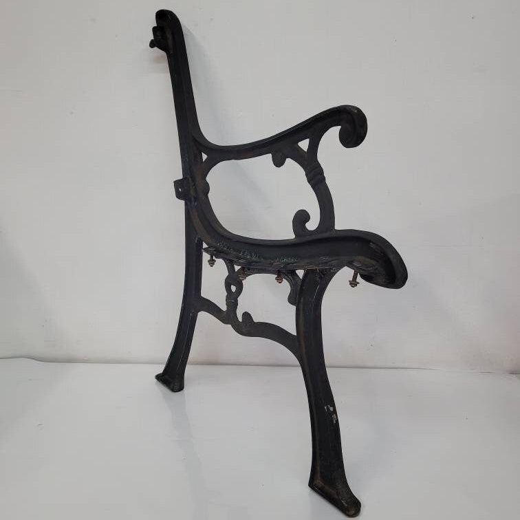 cast iron park bench legs set of two