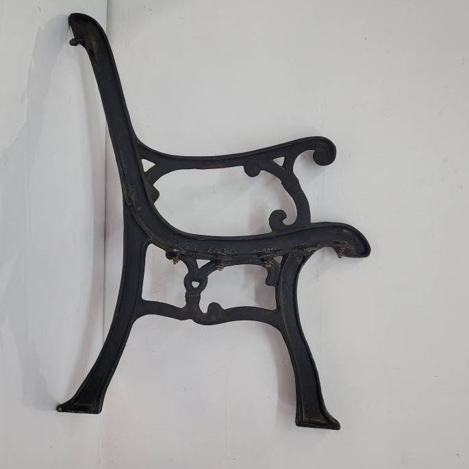 cast iron park bench legs set of two