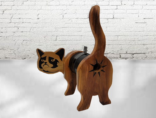 Naughty Kitty Cat Birdhouse The Cat's Ass! - Wainfleet Trading Post