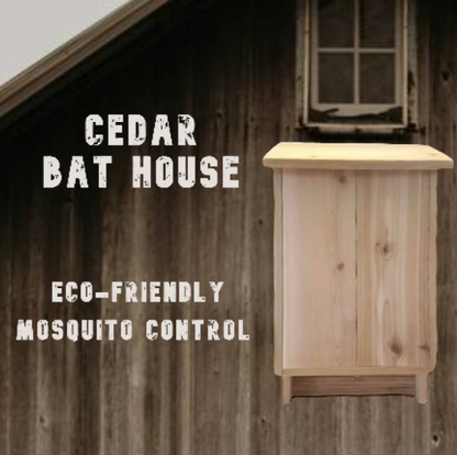 Bat House Custom Cedar With Double Sleep Chamber