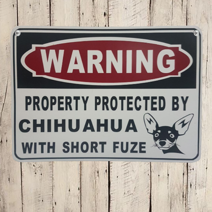 WARNING Property Protected By Slobbery Bulldog Beware Of Dog