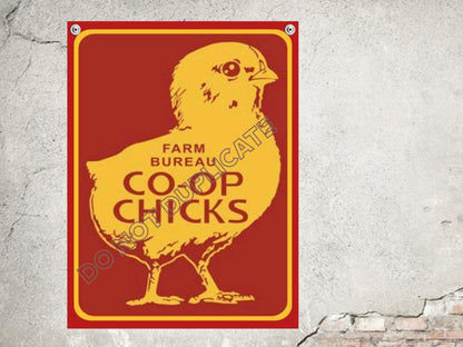 co-op chicks sign backyard chickens chicken coop sign