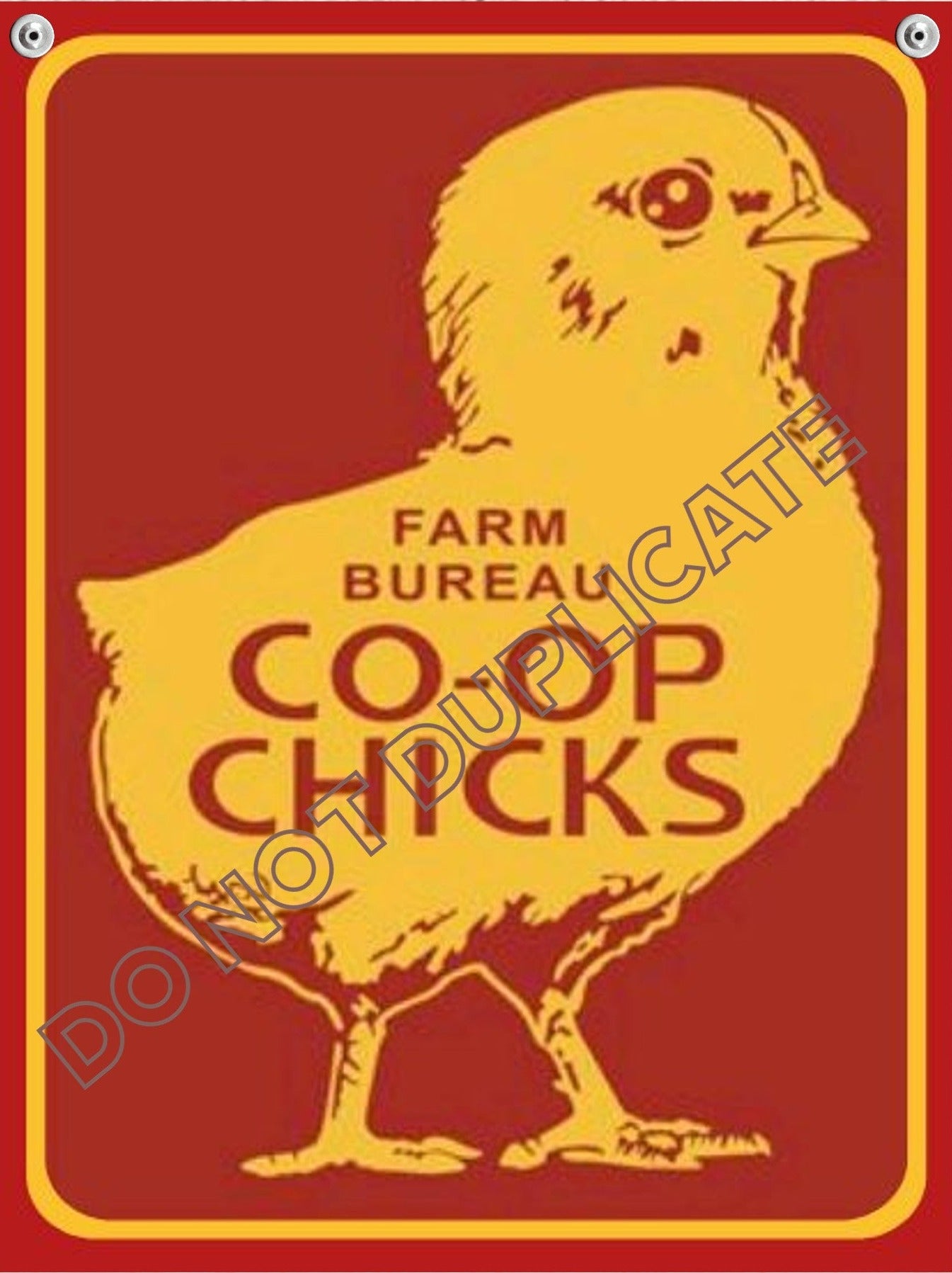 Co-op Chicks Sign Backyard Chickens Chicken Coop Sign