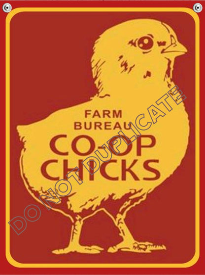 Co-op Chicks Sign Backyard Chickens Chicken Coop Sign