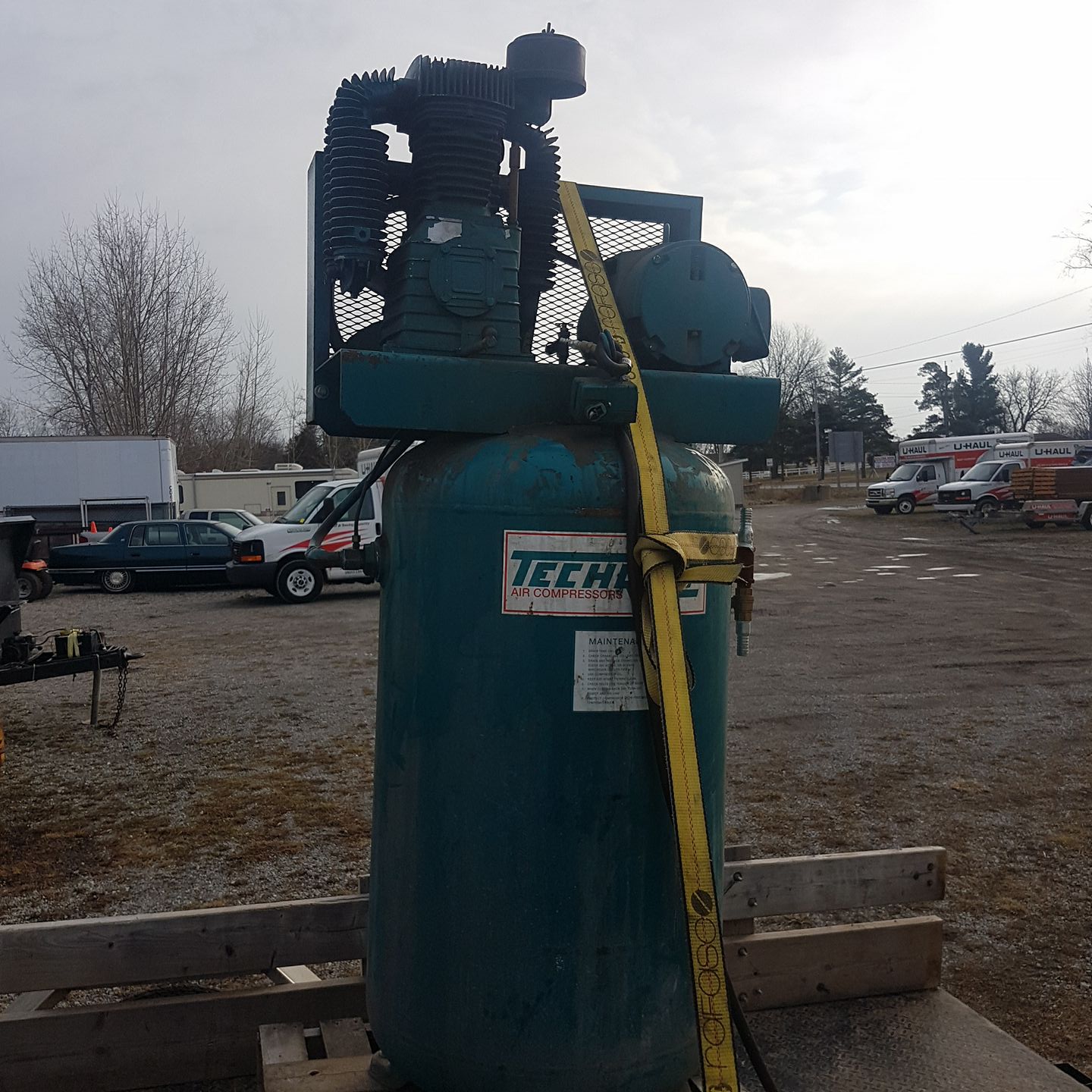 Techquip Compressor Industrial Compressor 5HP Techquip 575 Volt – Wainfleet Trading Post
