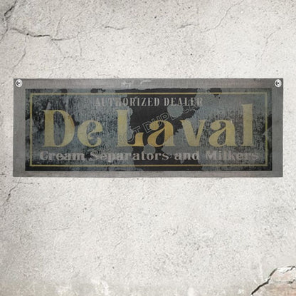 De Laval Separators and Milkers Sign Weathered