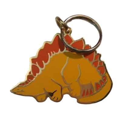 Dinosaur Keychain Collectible Cloisonne