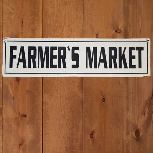 Farmer's Market Sign Farmhouse Kitchen Decor