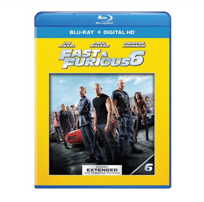 Fast & Furious 6 Blu-Ray + DVD + Digital Copy