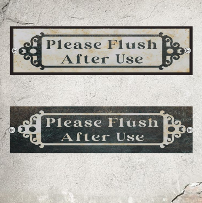 Victorian Bathroom Sign Rustic Bathroom Decor
