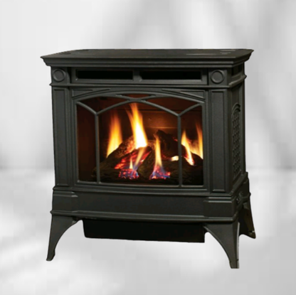 Free-Standing Propane Cast Iron Fireplace Hampton H25-ng