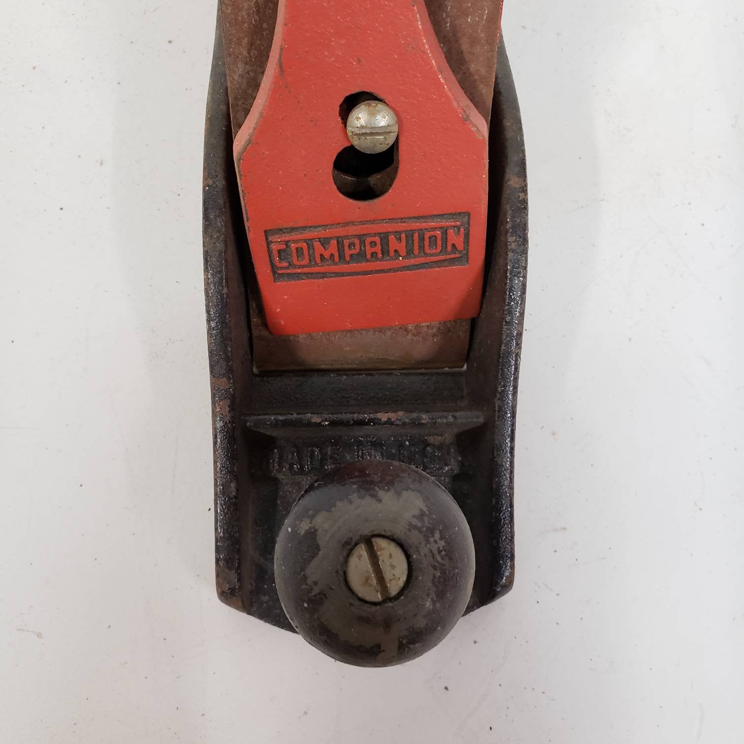 companion vintage cast iron block plane