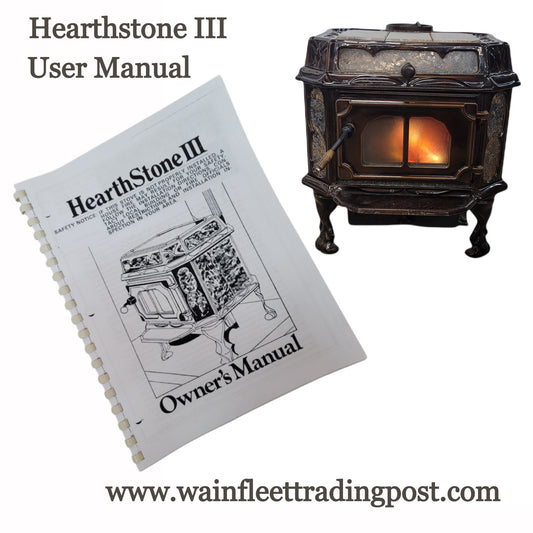 hearthstone iii  wood stove manual
