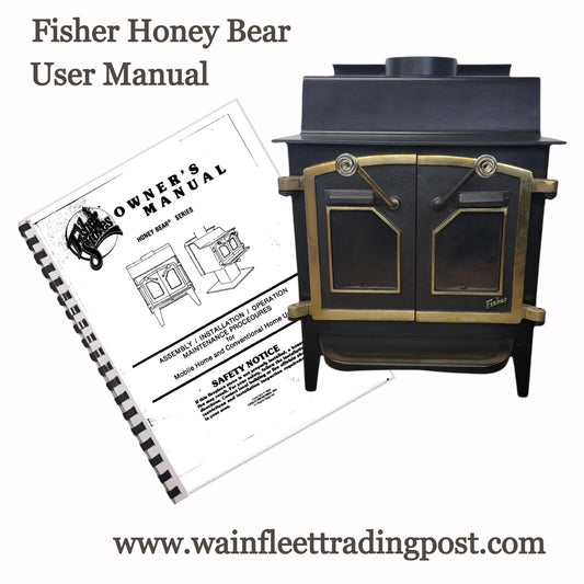 fisher wood stove honey bear manual