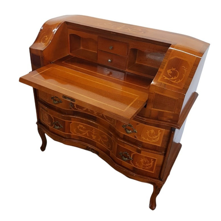 boudoir desk inlaid marquetry louis xvi desk