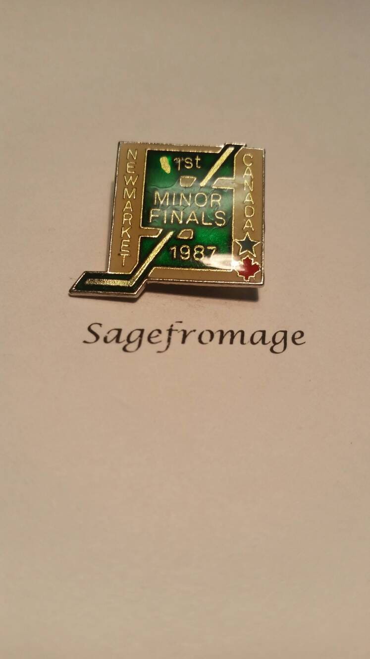 newmarket canada 1st major finals 1987 pin