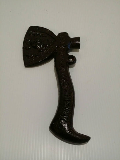 cast iron detroit prohibition hatchet