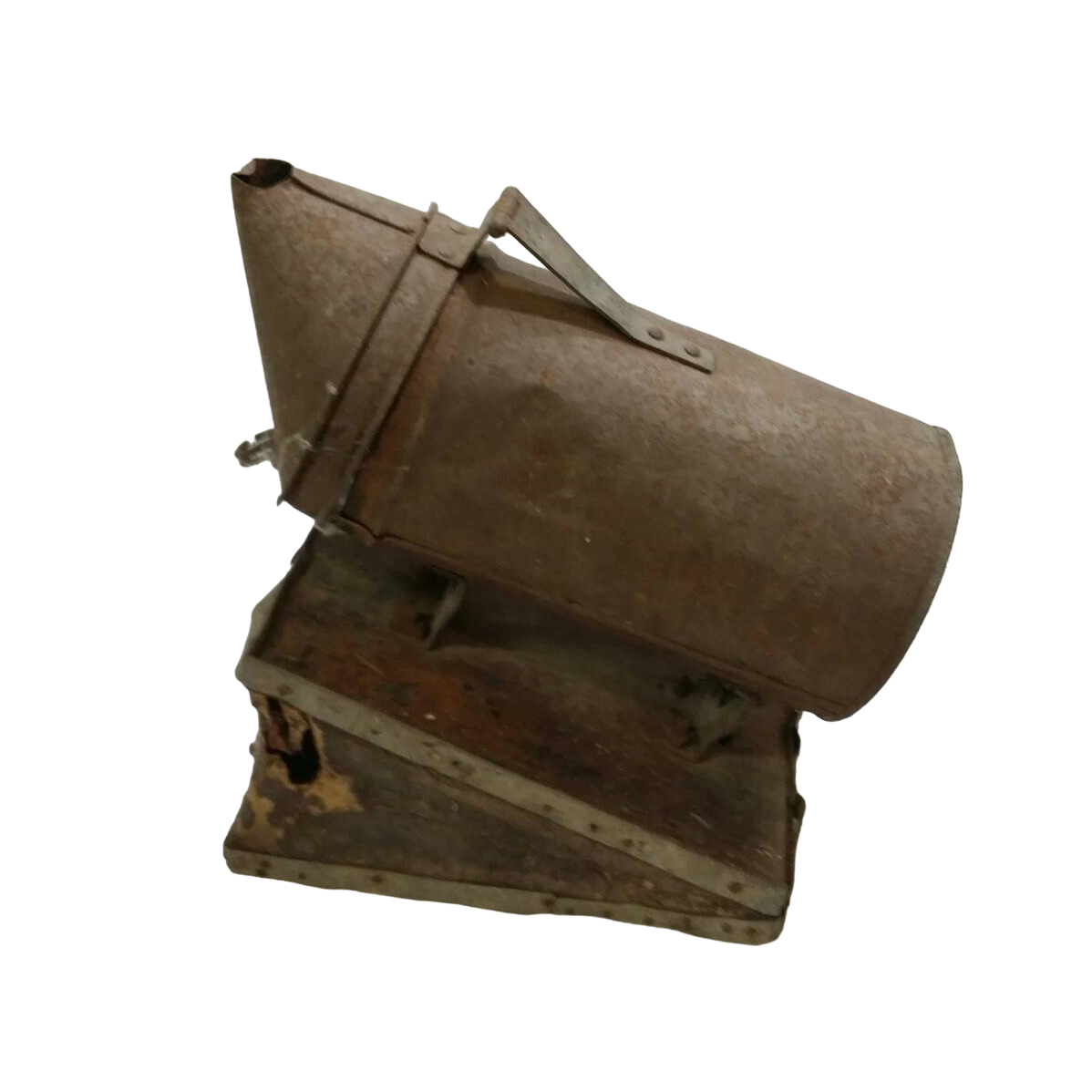 Antique Beekeepers Tin Bellows Smoker Bee Smoker
