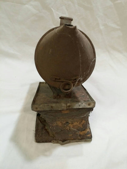 antique beekeepers tin smoker