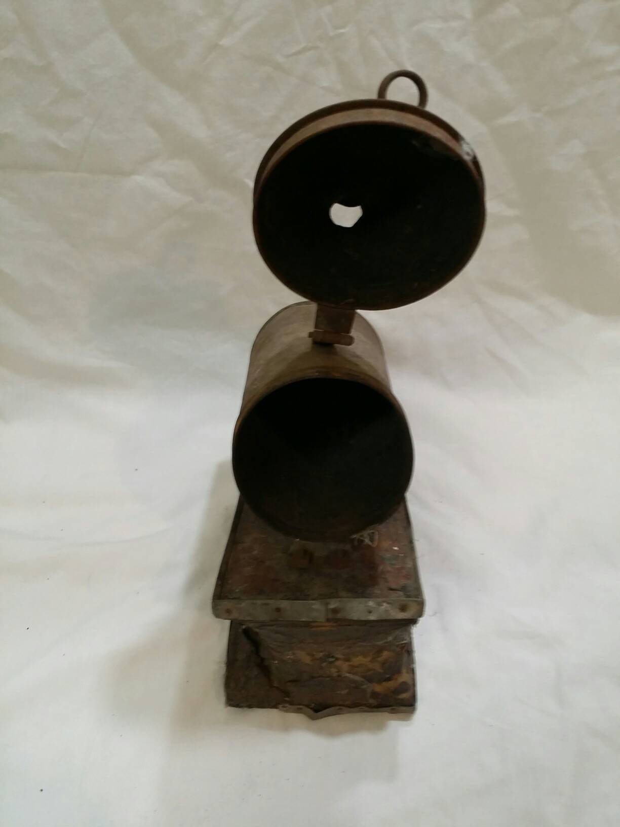 antique beekeepers tin smoker