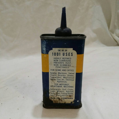 sunoco household antique oil can