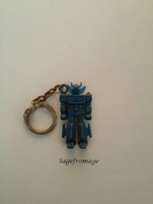 blue robot key chain