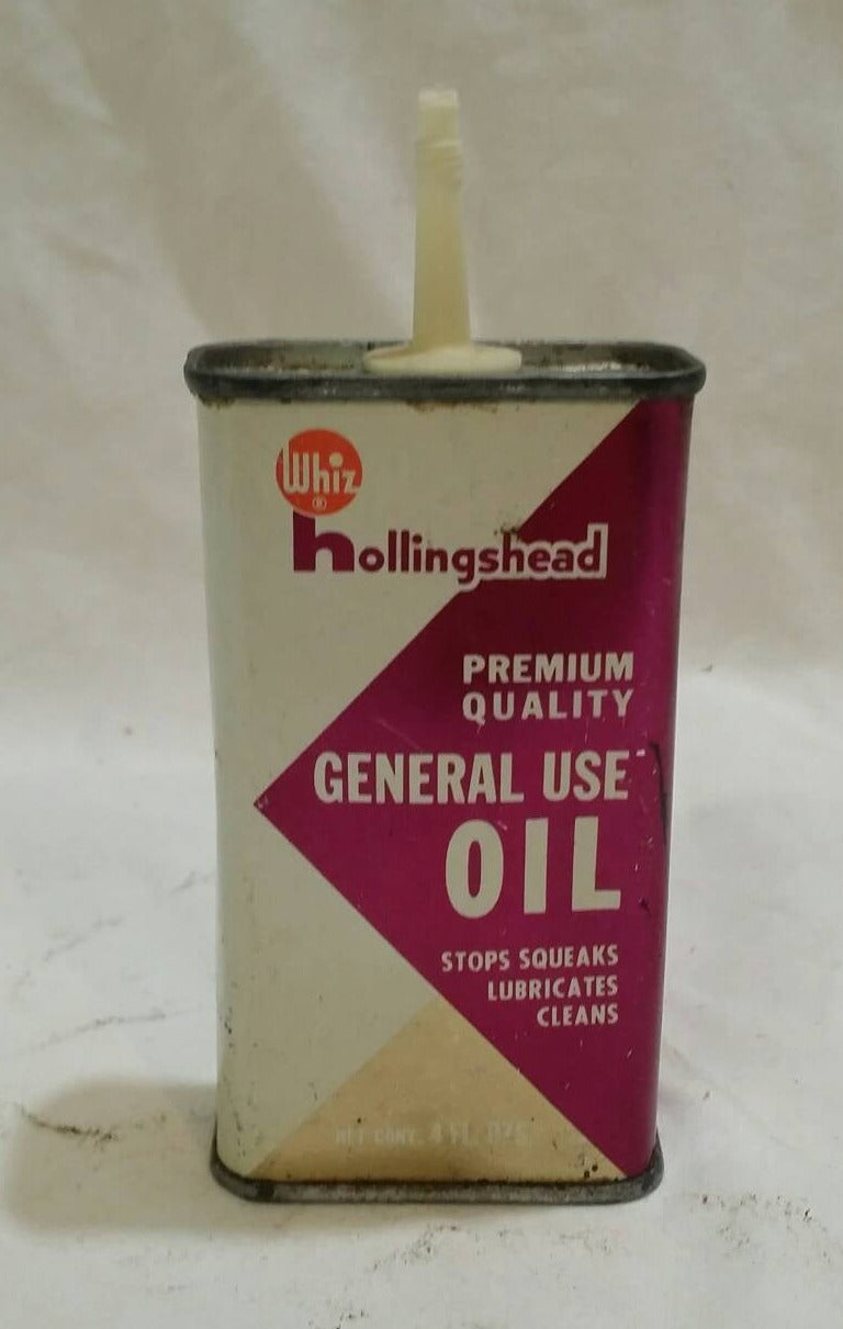 hollingshead general purpose antique oil can