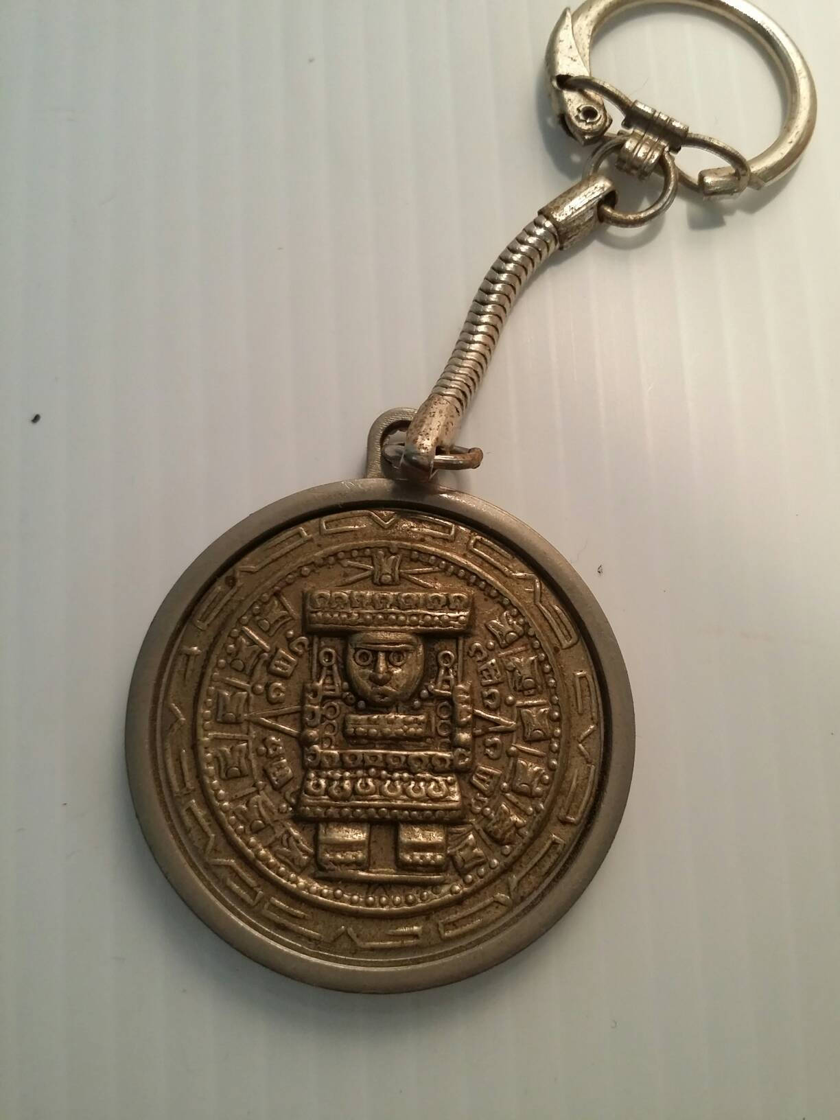 solar calendar key chain