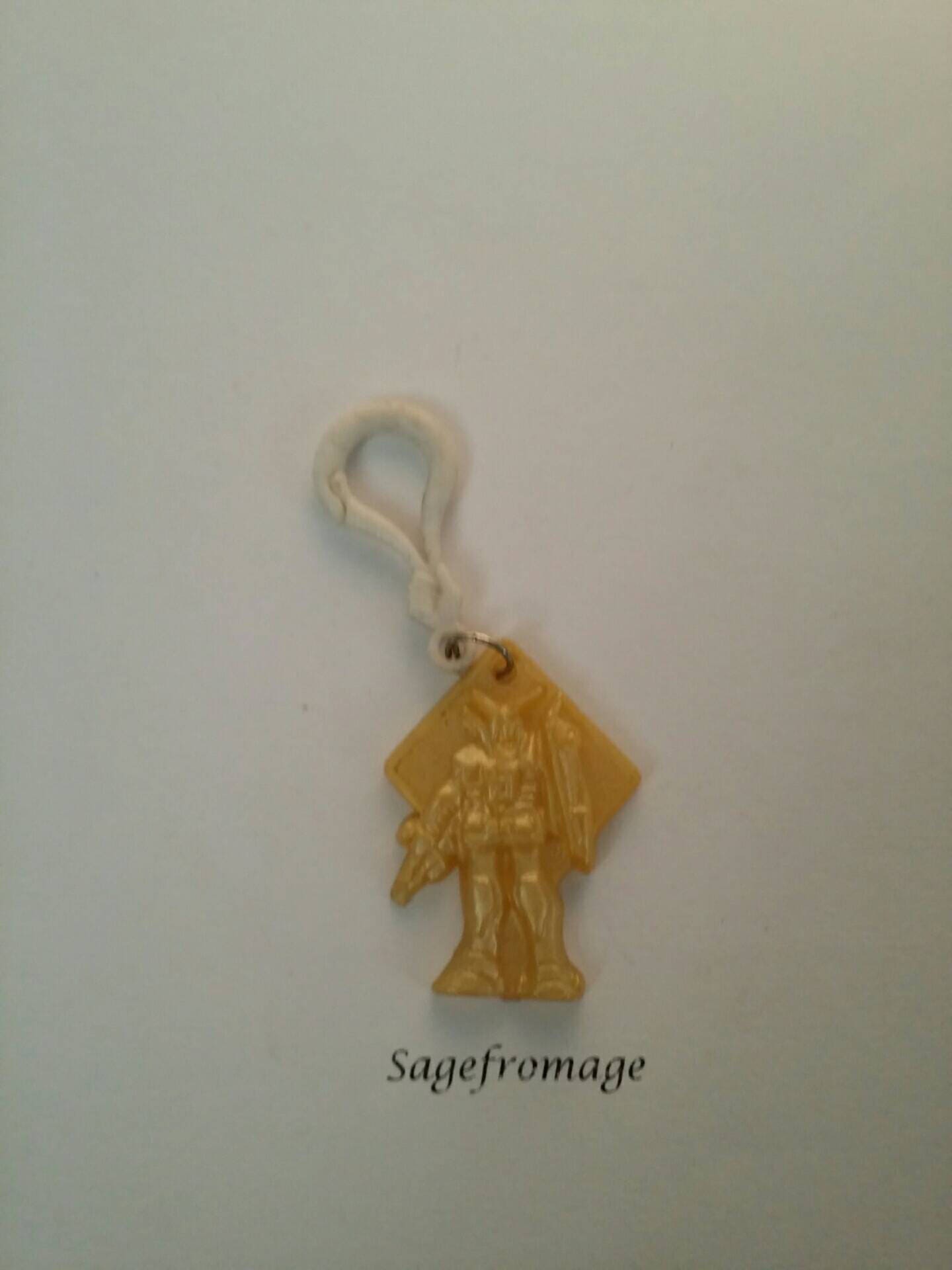 yellow robot key chain