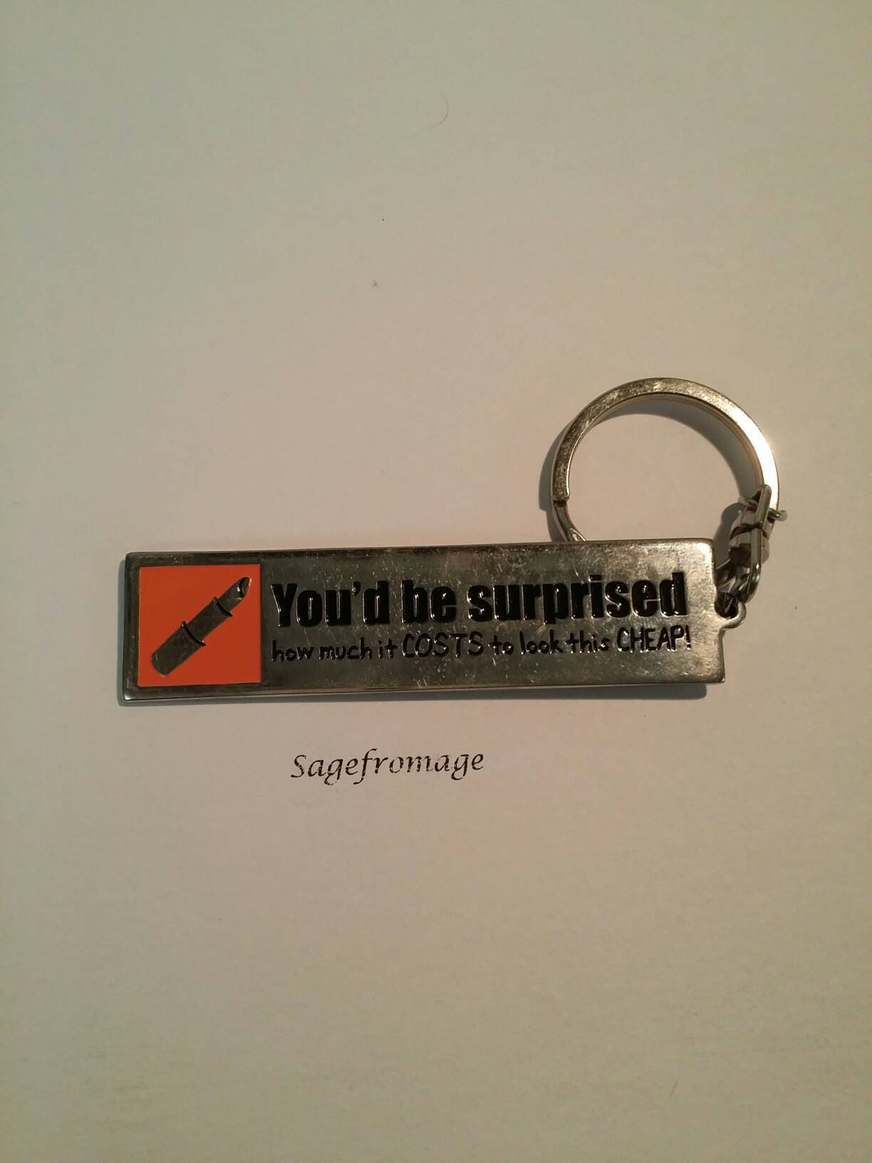 you'd be surprise key chain