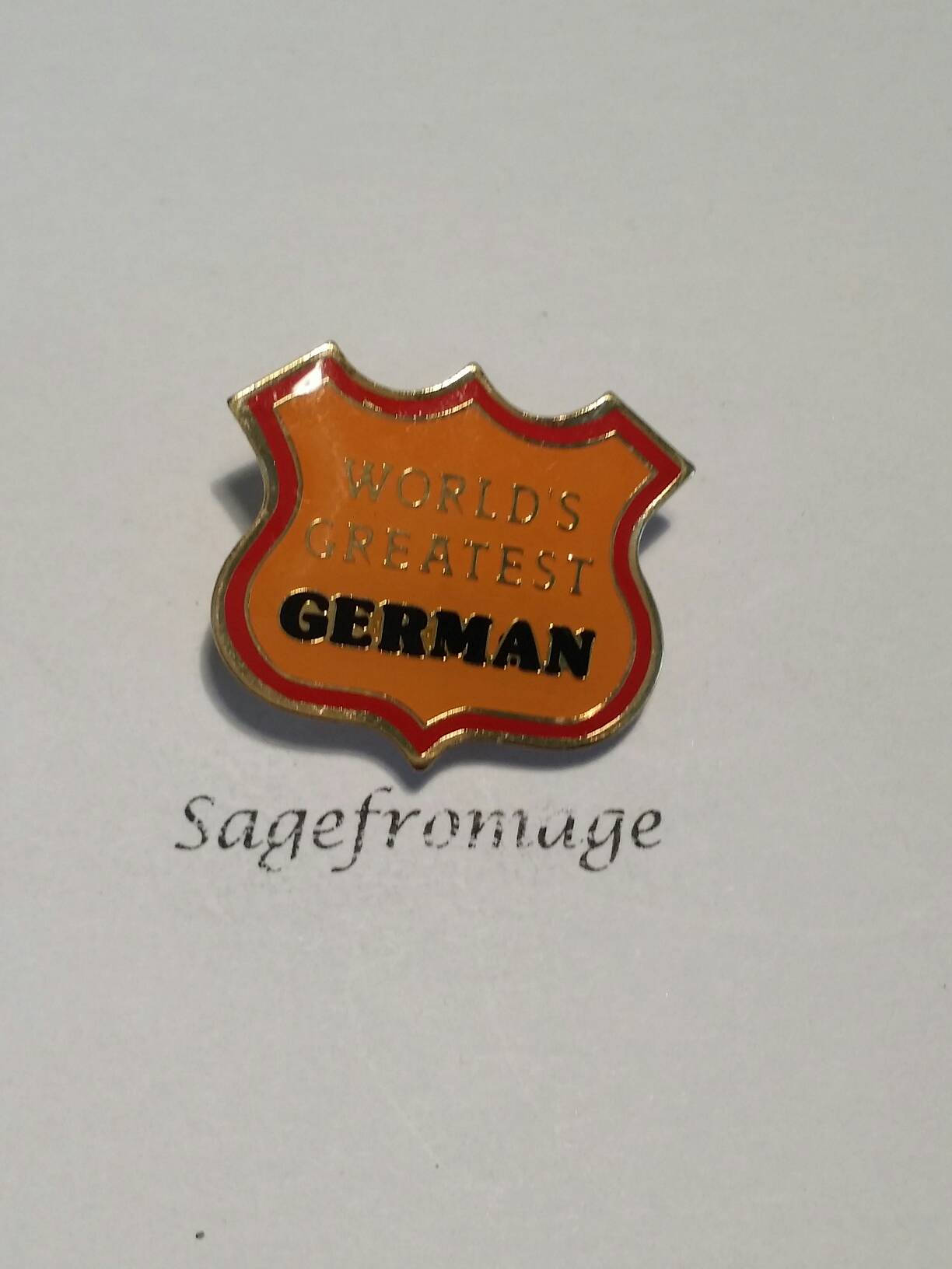 world greatest german pin