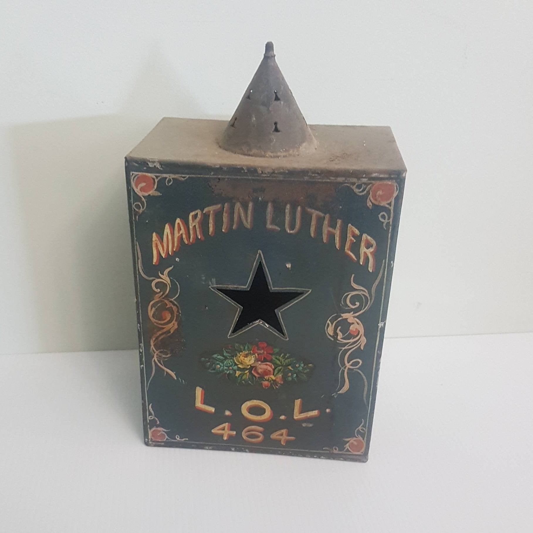 martin luther loyal orange lodge candle box