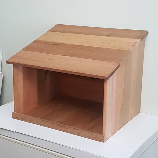 large red cedar chicken nesting box