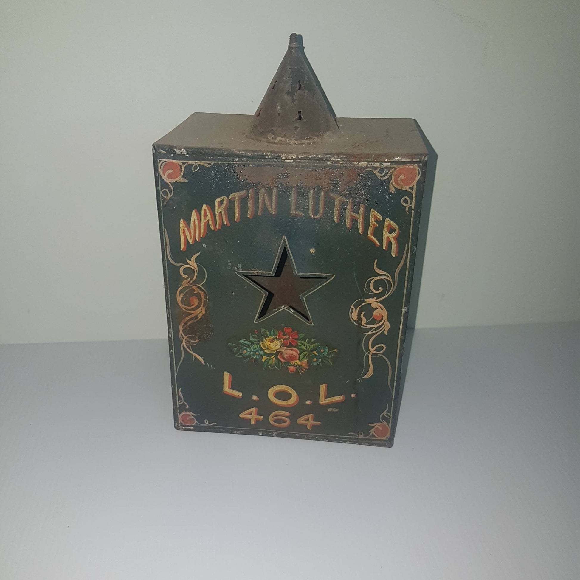 martin luther loyal orange lodge candle box